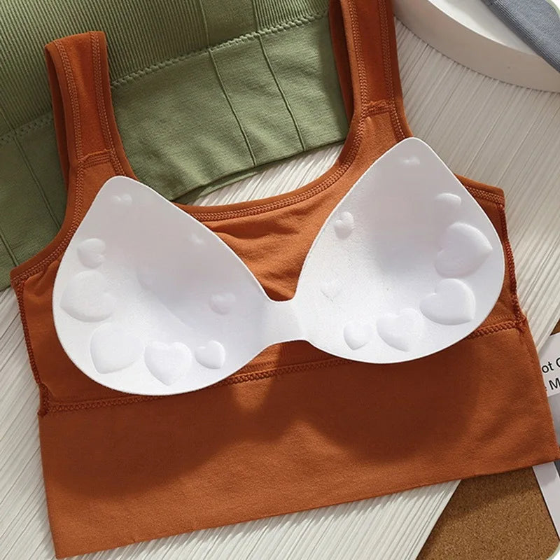 Seamless Push-Up Sports Bra
