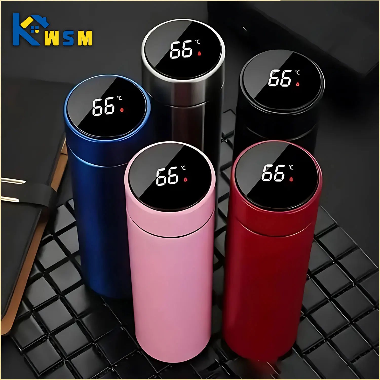 500ml Insulated Bottle with LED Display
