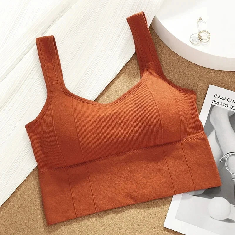 Seamless Push-Up Sports Bra