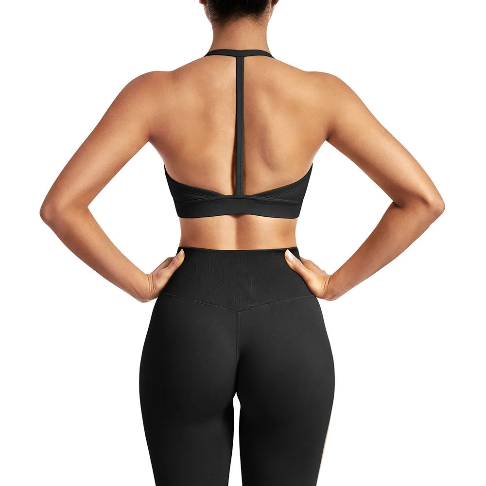 Seamless Backless Gym Top