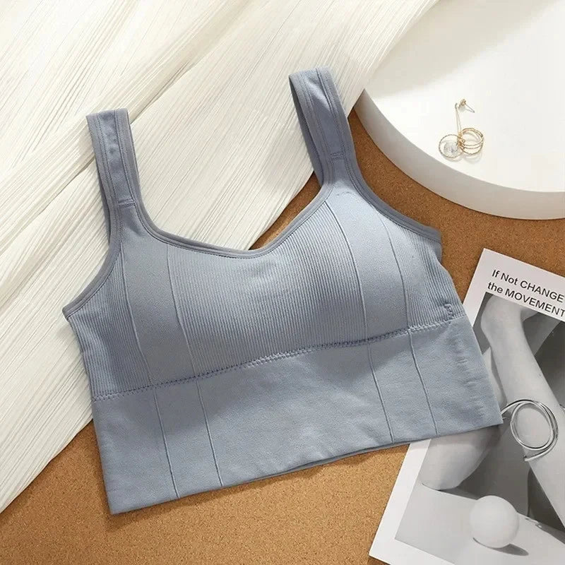 Seamless Push-Up Sports Bra