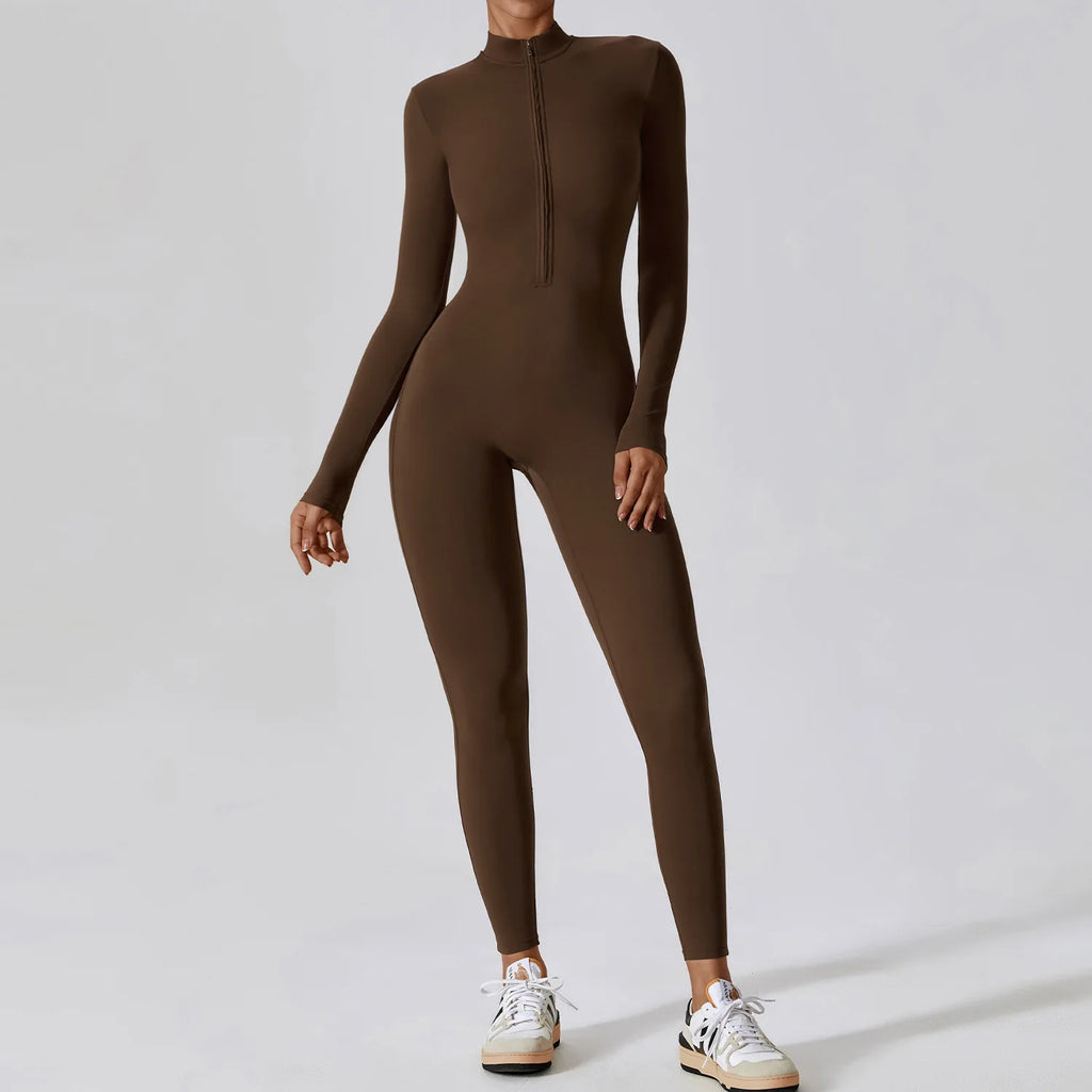 Thermal Seamless Fleece Jumpsuit – Yoga & Ski