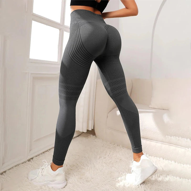 Seamless High Waist Leggings Breathable Fit