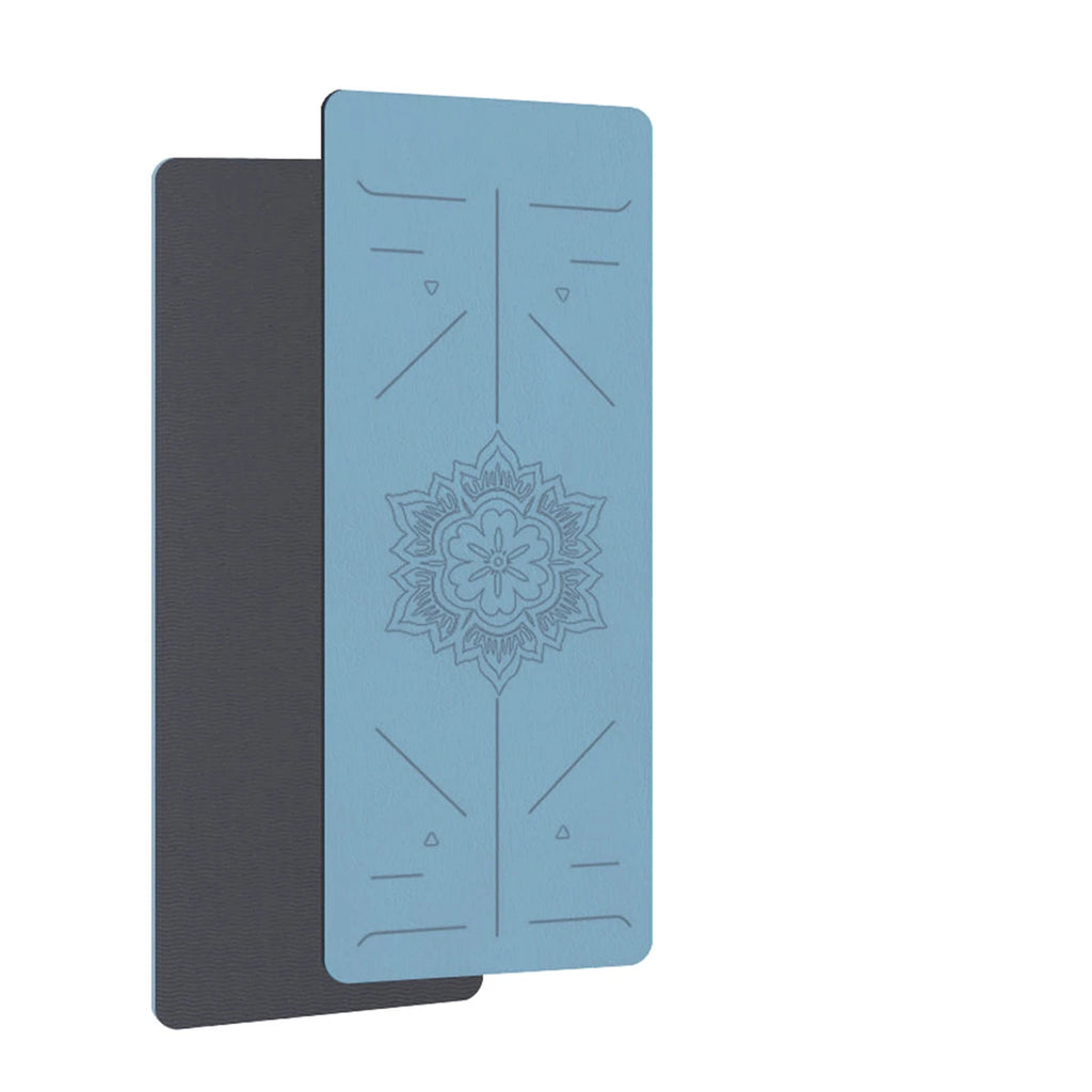 Home Fitness Mat with Alignment Guide