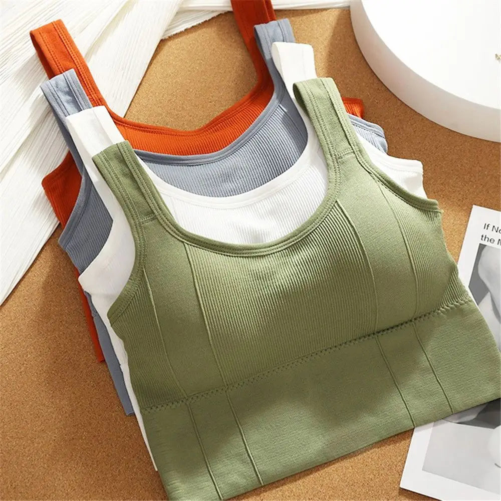 Seamless Push-Up Sports Bra