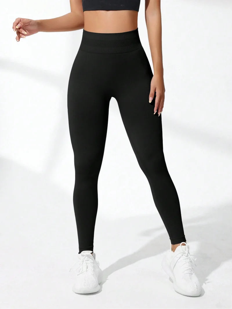 Seamless Yoga Leggings – High Waist