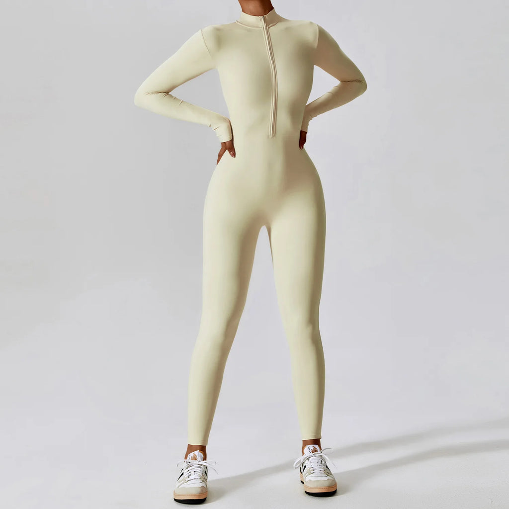 Thermal Seamless Fleece Jumpsuit – Yoga & Ski