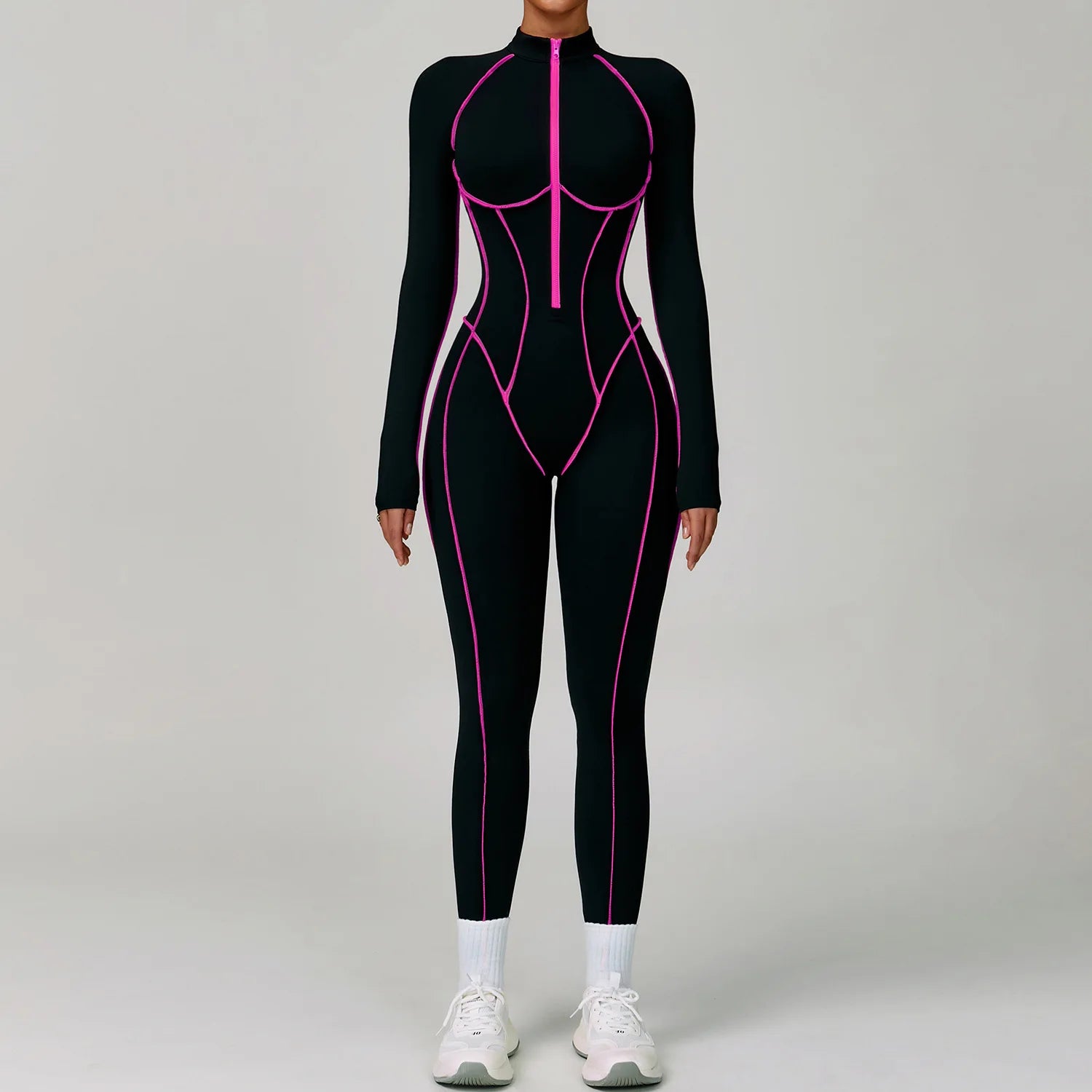 FlexCore Neon Zip Jumpsuit