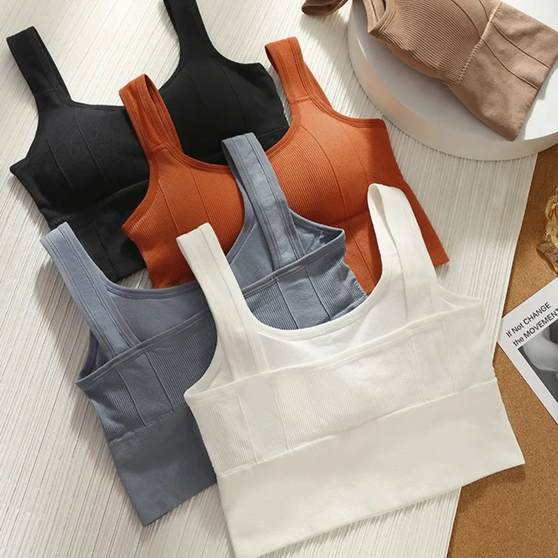 Seamless Push-Up Sports Bra