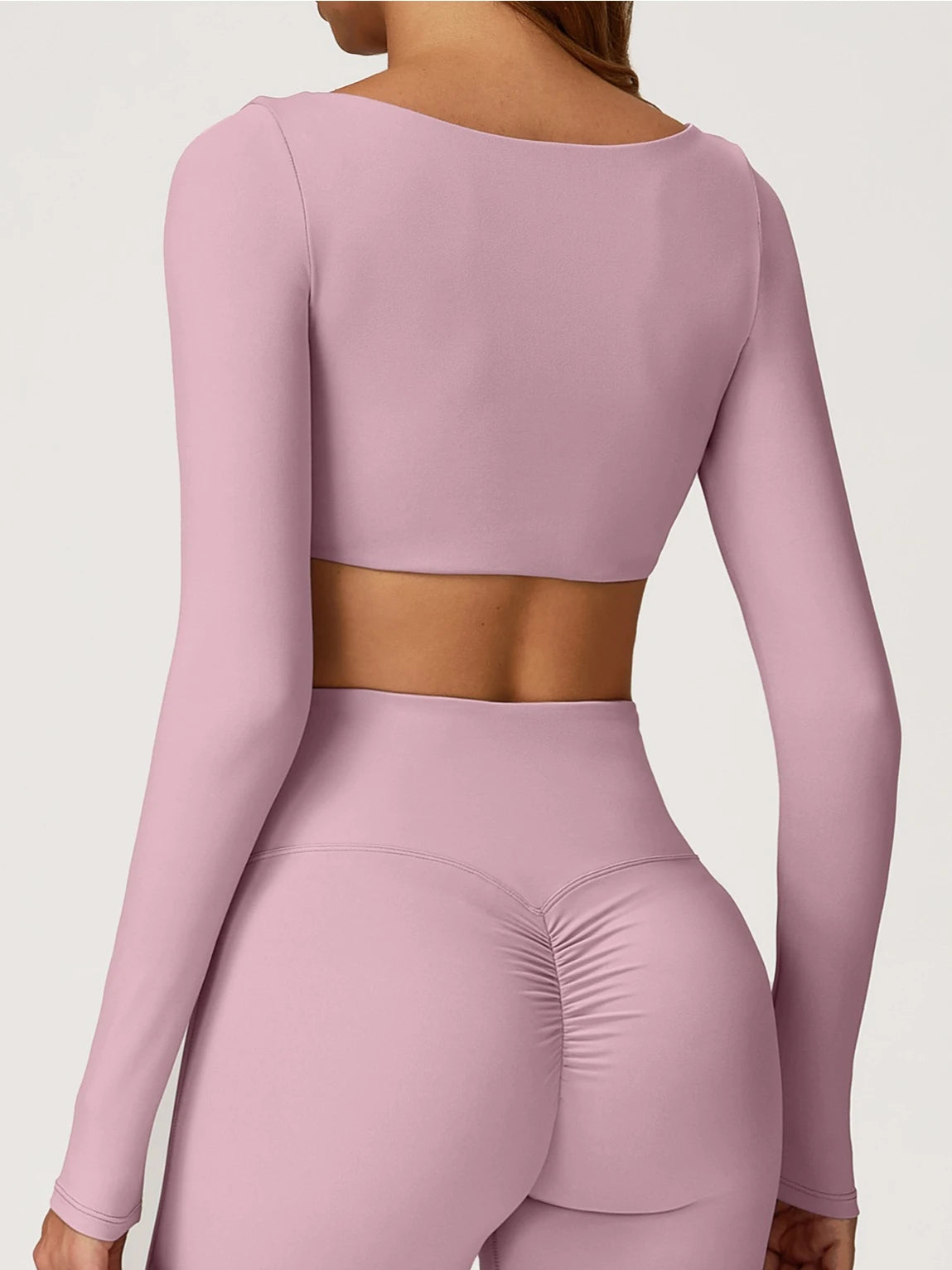 SculptFit Cropped Long Sleeve T-shirt