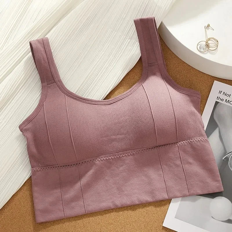 Seamless Push-Up Sports Bra
