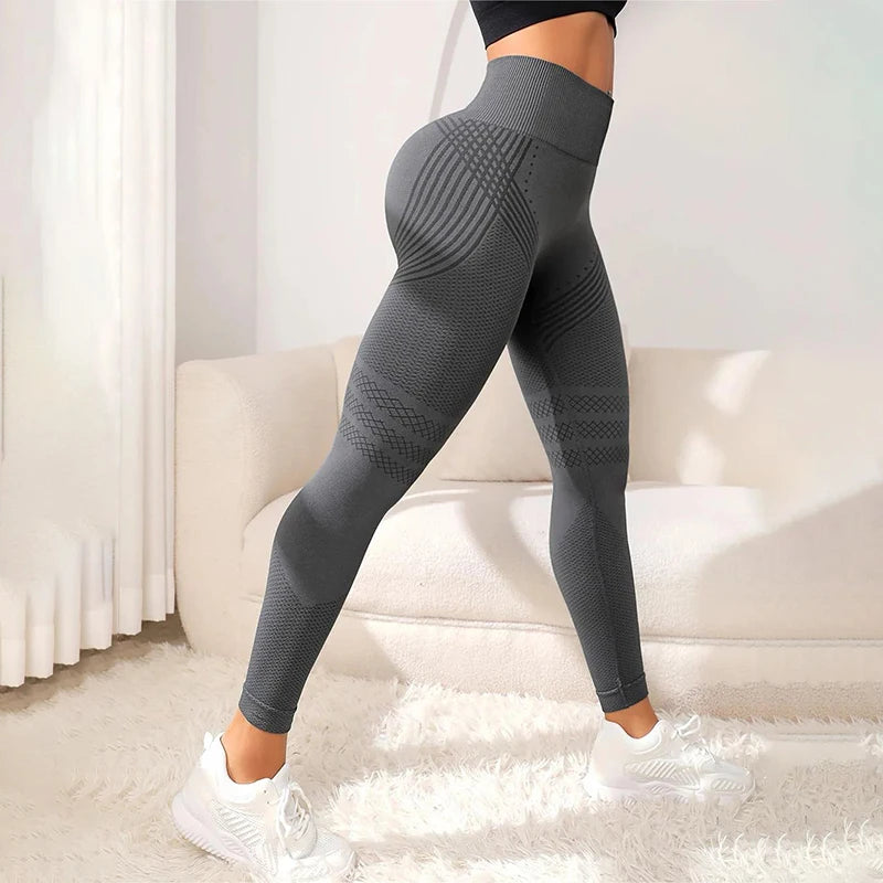Seamless High Waist Leggings Breathable Fit